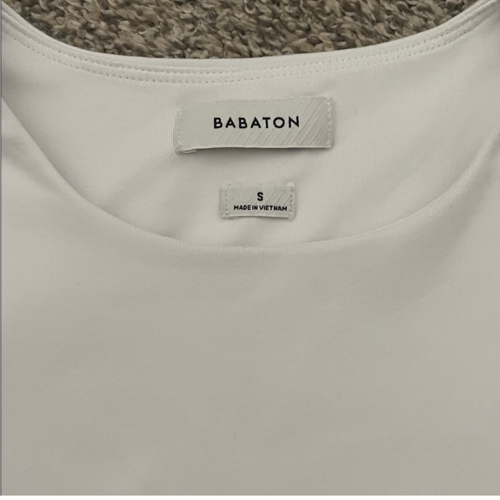 Aritzia Babaton basic white top - Picture 2 of 3